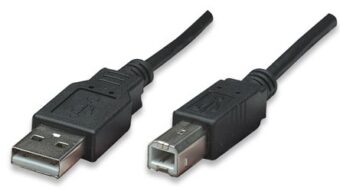 Cable USB MANHATTAN 374507 Negro
