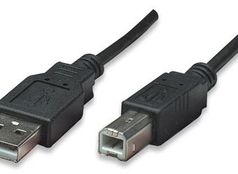 Cable USB MANHATTAN 374507 Negro