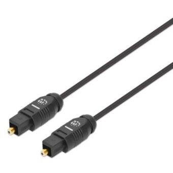 Cable de Audio Digital Optico Toslink  MANHATTAN 356060 Negro
