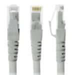 Cable de Red CAT 5E 1m BROBOTIX 497134 Gris