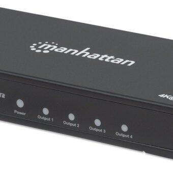 Video Splitter HDMI 4k@60Hz  MANHATTAN 207805 Negro