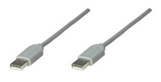 Cable USB MANHATTAN 317887 Gris