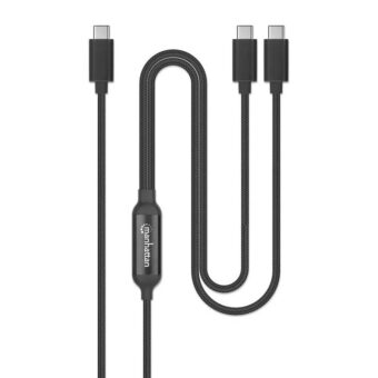 Cable USB MANHATTAN 355810 Negro
